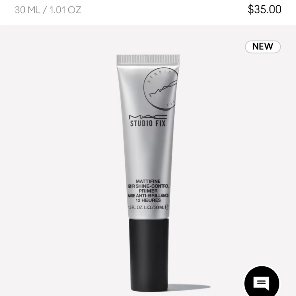 NWT mattifine MAC 12 hour primer